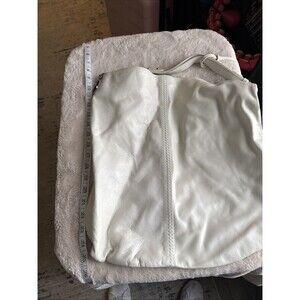 Badgley Mischka White leather Bag